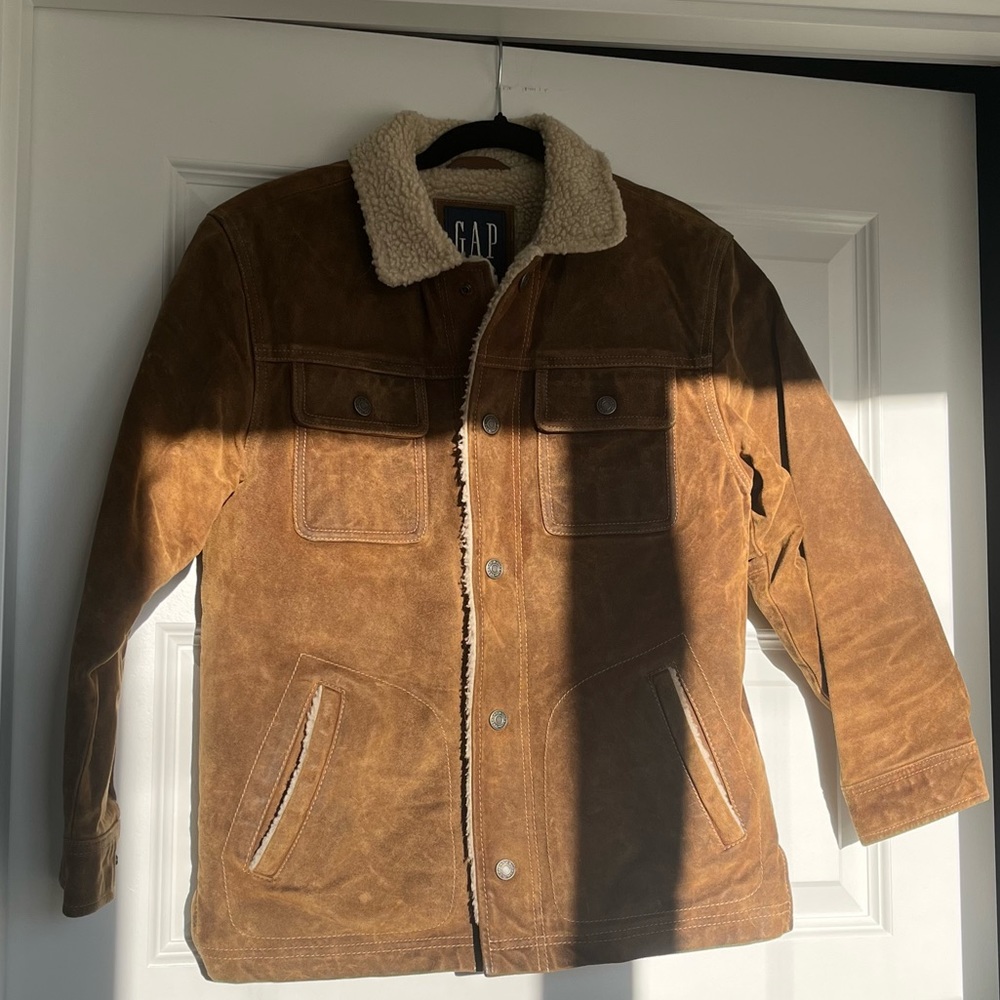 Gap Brown Leather Jacket